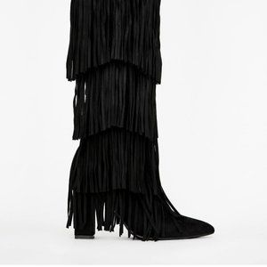 Suede Cowboy Boots